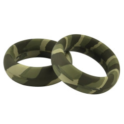 CockzRing Pack 3 Cockrings Silimix Vert Army